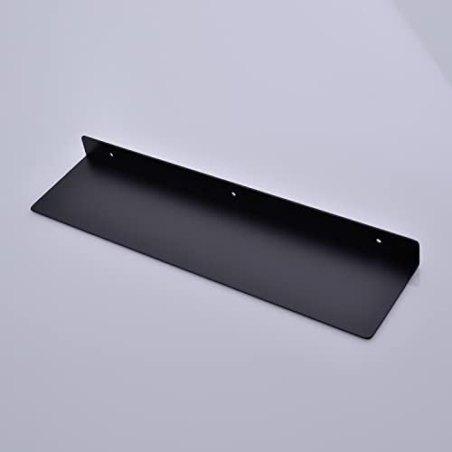 TRUSTMI Wall Mounted Floating Shelf Heavy Duty Matte Black