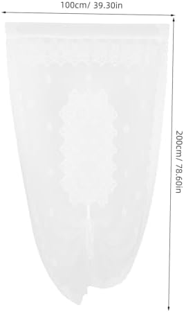 Ciieeo Decorative Sheer Curtain for Doorway and Windows