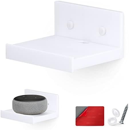 BRAINWAVZ 5 Inch Floating Shelf Wall Mount Holder