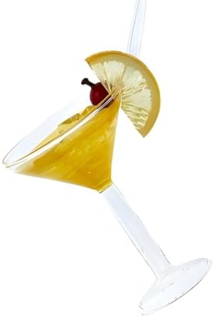 Kurt Adler Tropical Drink Glass Ornament 55 Inch