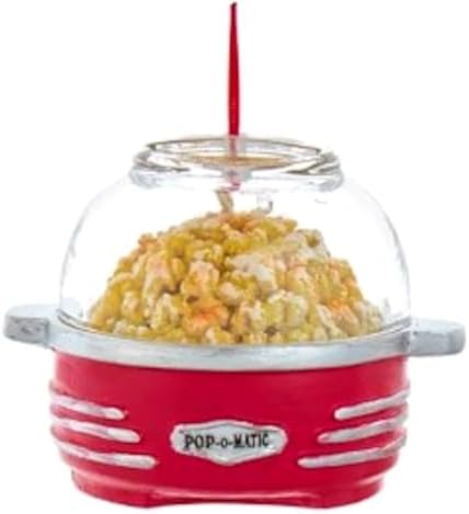 The Bridge Collection Popcorn Popper Ornaments Set of 2