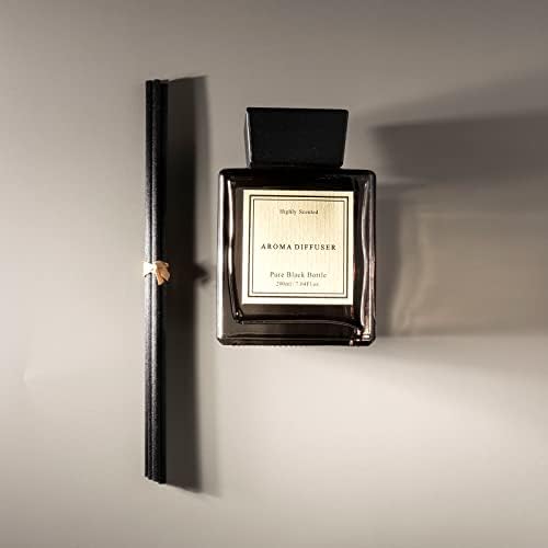 XEPTLE White Musk Cedar Reed Diffuser Set 704 Oz - Black