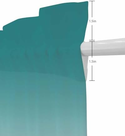 Turquoise Purple Green French Door Curtain with Tieback