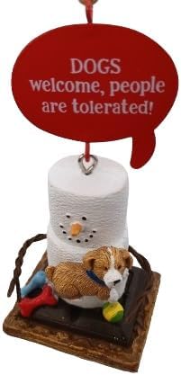 OnHoliday Smore Dogs Welcome Christmas Tree Ornament