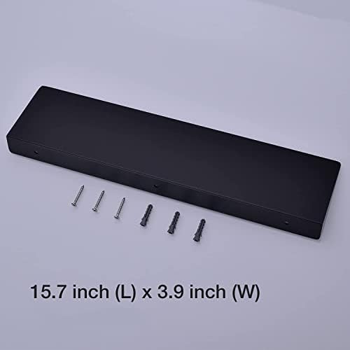 TRUSTMI Wall Mounted Floating Shelf Heavy Duty Matte Black