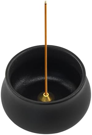 MrMrKura Ceramic Incense Stick Holder Black
