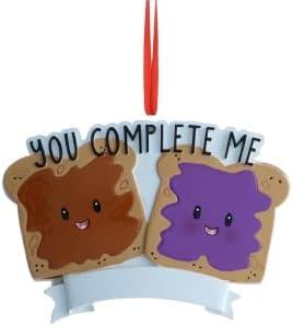 Personalized Couple Ornament 2024 - Peanut Butter and Jelly Keepsake