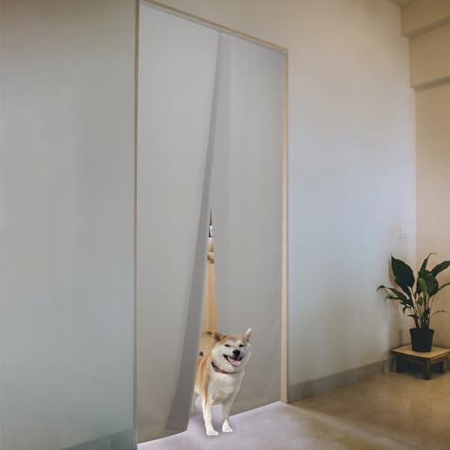 Thermal Insulated Noren Door Curtain for Privacy and Light Blocking