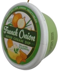 OnHoliday Carton Tub Cup French Onion Sour Cream Dip Hanging Ornament