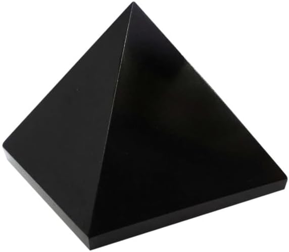 Natural Black Jasper Pyramid 1 Inch 1 Pcs