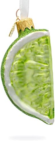 Lime Slice Glass Christmas Ornament from BestPysanky