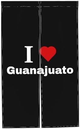 I Love Guanajuato Blackout Curtains 34x56in Door Partition Shade