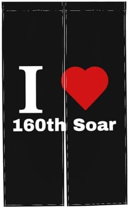 I Love 160th Soar Blackout Curtains for Doorways
