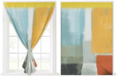Self Adhesive Portable Curtains for Windows 47x72 Inches