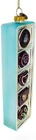 Decadent Box of Chocolates Blown Glass Christmas Ornament 1