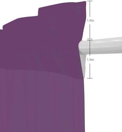 French Door Curtain with Rod Pocket and Tieback
