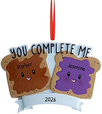 Personalized Couple Ornament 2024 - Peanut Butter and Jelly Keepsake