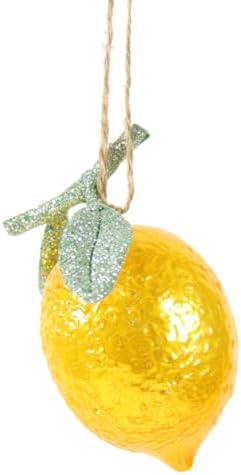 The Bridge Collection Shiny Lemon Christmas Ornament