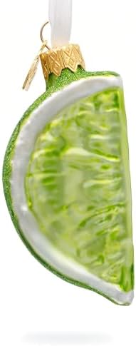 Lime Slice Glass Christmas Ornament from BestPysanky