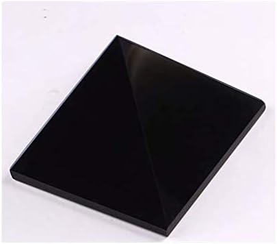 StoneStory Black Obsidian Pyramid Healing Crystal Statue