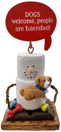 OnHoliday Smore Dogs Welcome Christmas Tree Ornament