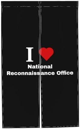 I Love National Reconnaissance Office Blackout Curtain Panel 34x56in