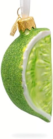 Lime Slice Glass Christmas Ornament from BestPysanky