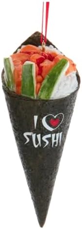 The Bridge Collection Sushi Roll Christmas Ornament
