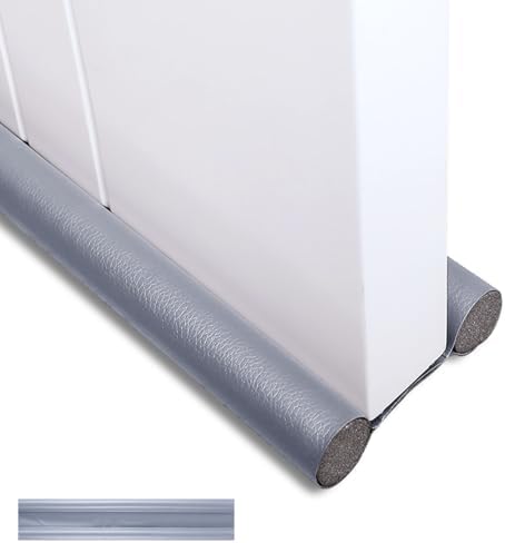 Double Door Draft Stopper 37 Inch Soundproof Windproof