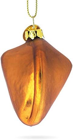 Fortune Cookie Delight Blown Glass Christmas Ornament 1