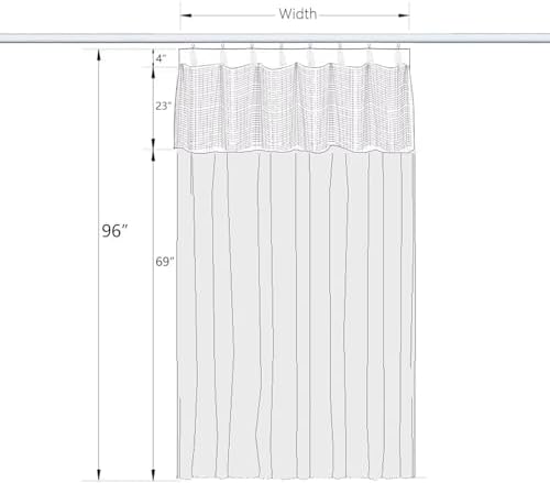 Flame Resistant Hospital Curtain Gray 9ft x 8ft