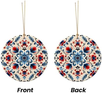 DXTKWL Christmas Ceramic Pendant Decorations
