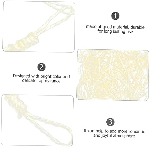 PRETYZOOM Curtains Divider Fringe 10pcs Doorway Decorative Panel