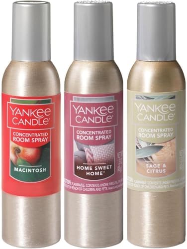 Yankee Candle Room Spray Variety Pack Cozy Homestead 15 OZ
