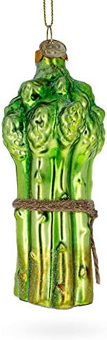 Fresh Asparagus Blown Glass Christmas Ornament 1