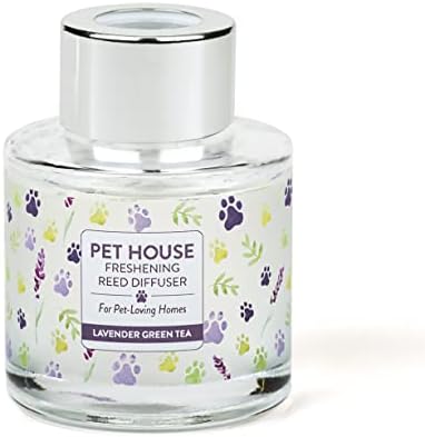 One Fur All Pet House Reed Diffuser Set Lavender Green Tea