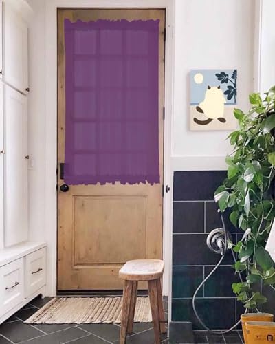 French Door Curtain with Rod Pocket and Tieback