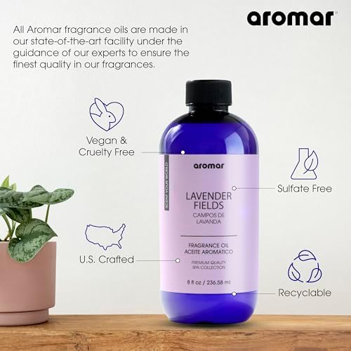 AROMAR Premium Fragrance Oil - Lavender Fields 8oz
