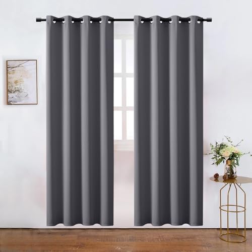 XTMYI Closet Curtain for Open Closet Blackout Privacy Doorway Panels