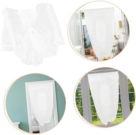 Ciieeo Decorative Sheer Curtain for Doorway and Windows