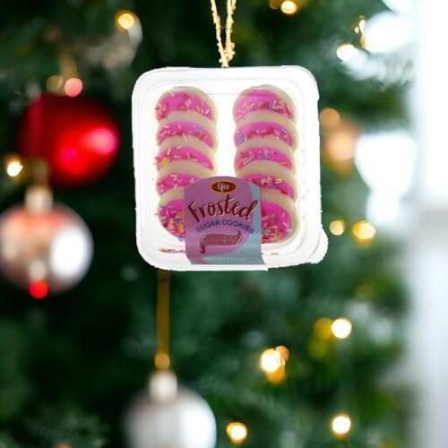 Cody Foster Co Pink Frosted Sugar Cookie Ornaments Pack