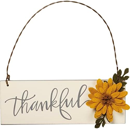 Primitives by Kathy Thankful Hanging Ornament