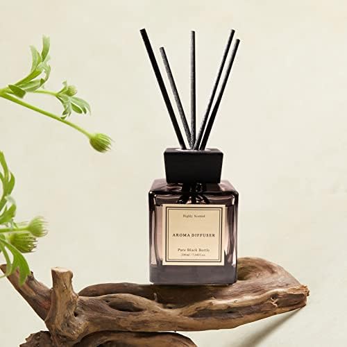 XEPTLE White Musk Cedar Reed Diffuser Set 704 Oz - Black