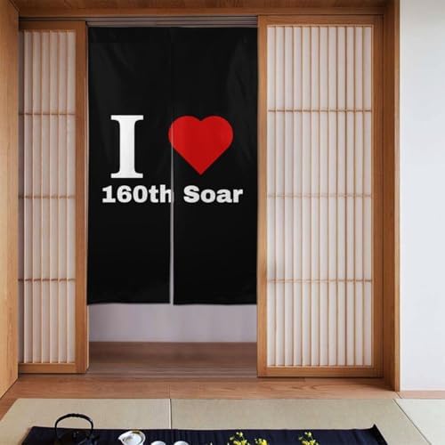 I Love 160th Soar Blackout Curtains for Doorways