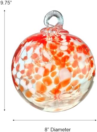 Dale Tiffany Hand Blown Glass Nova Tree of Life Gazing Ball