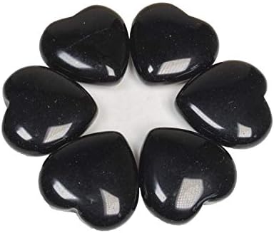 30mm Natural Crystal Quartz Heart Shaped Palm Stone for Chakra Balancing