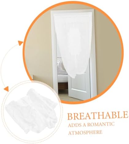 Ciieeo Decorative Sheer Curtain for Doorway and Windows