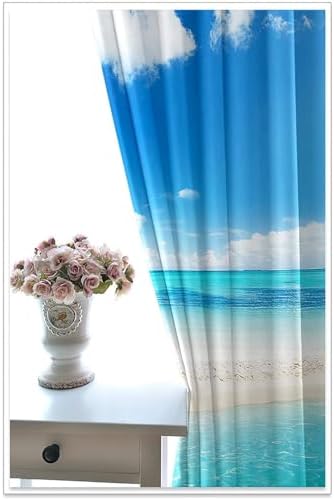 Homxi 2 Panel Blackout Curtains Set - 2 x 60W x 90H in