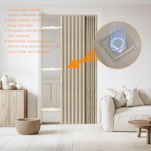 Jilron Blackout Door Curtain Linen Style