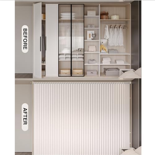 Privacy Cabinet Curtain with Accordion Pleats 150x250cm